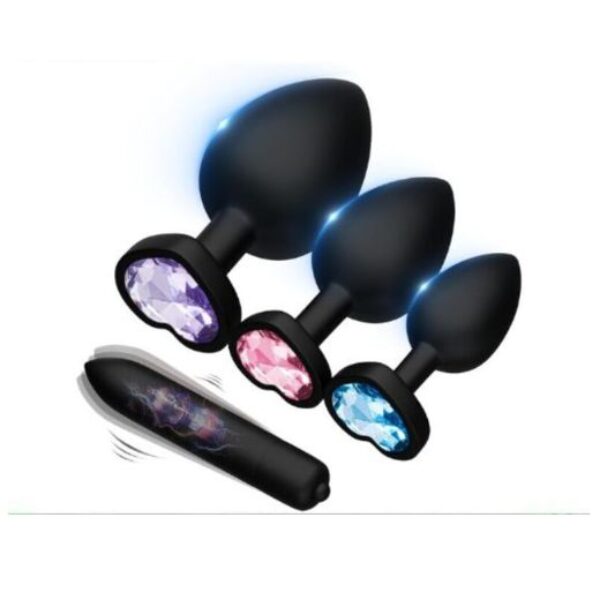 couple-toy-4pcs-silicone-anales-plugs